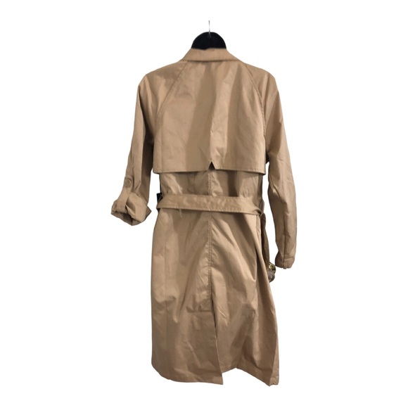 Haute Monde classic tan belted trench coat size small new - Picture 8 of 14